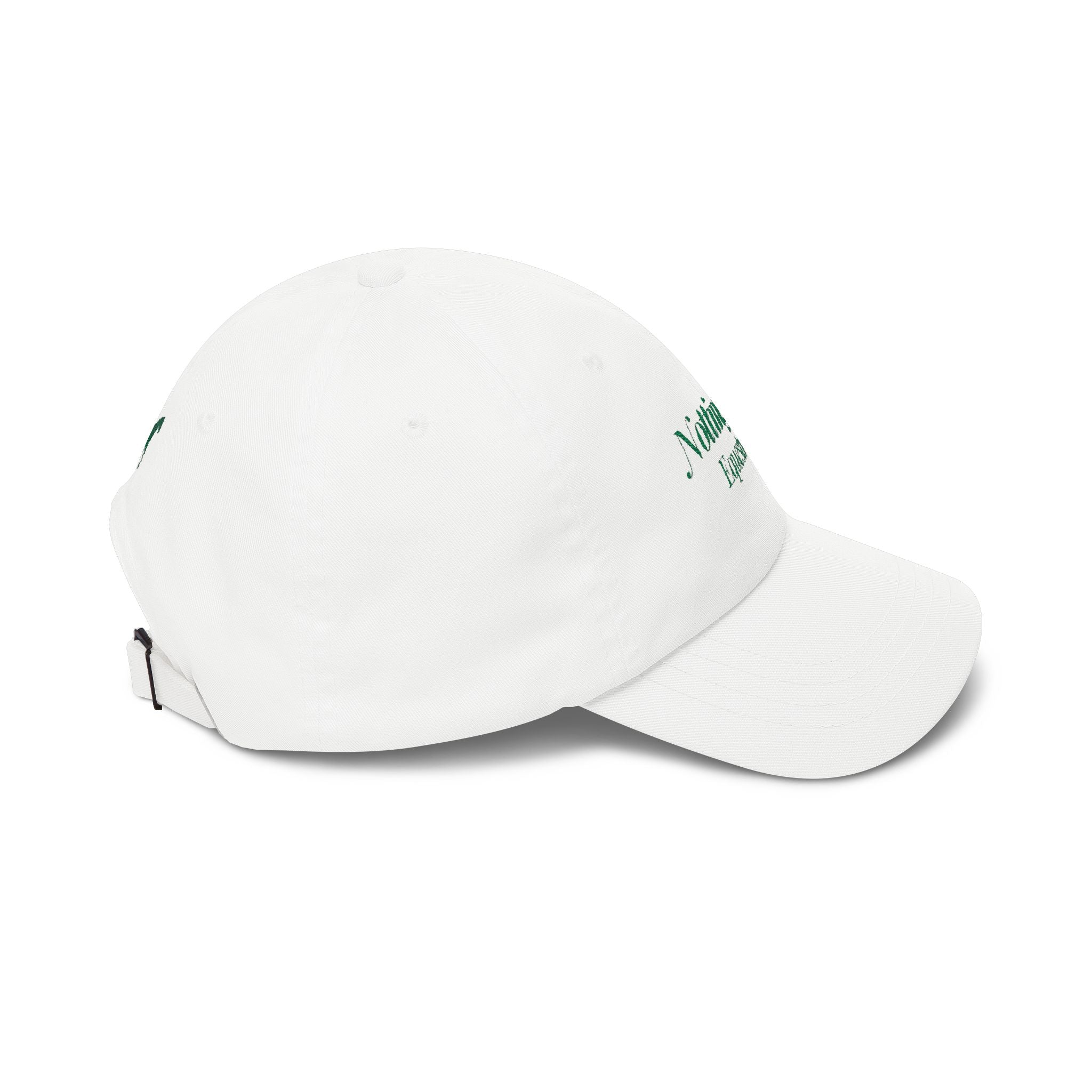 Barn Cap — Classic White Grand Prix Baseball Hat