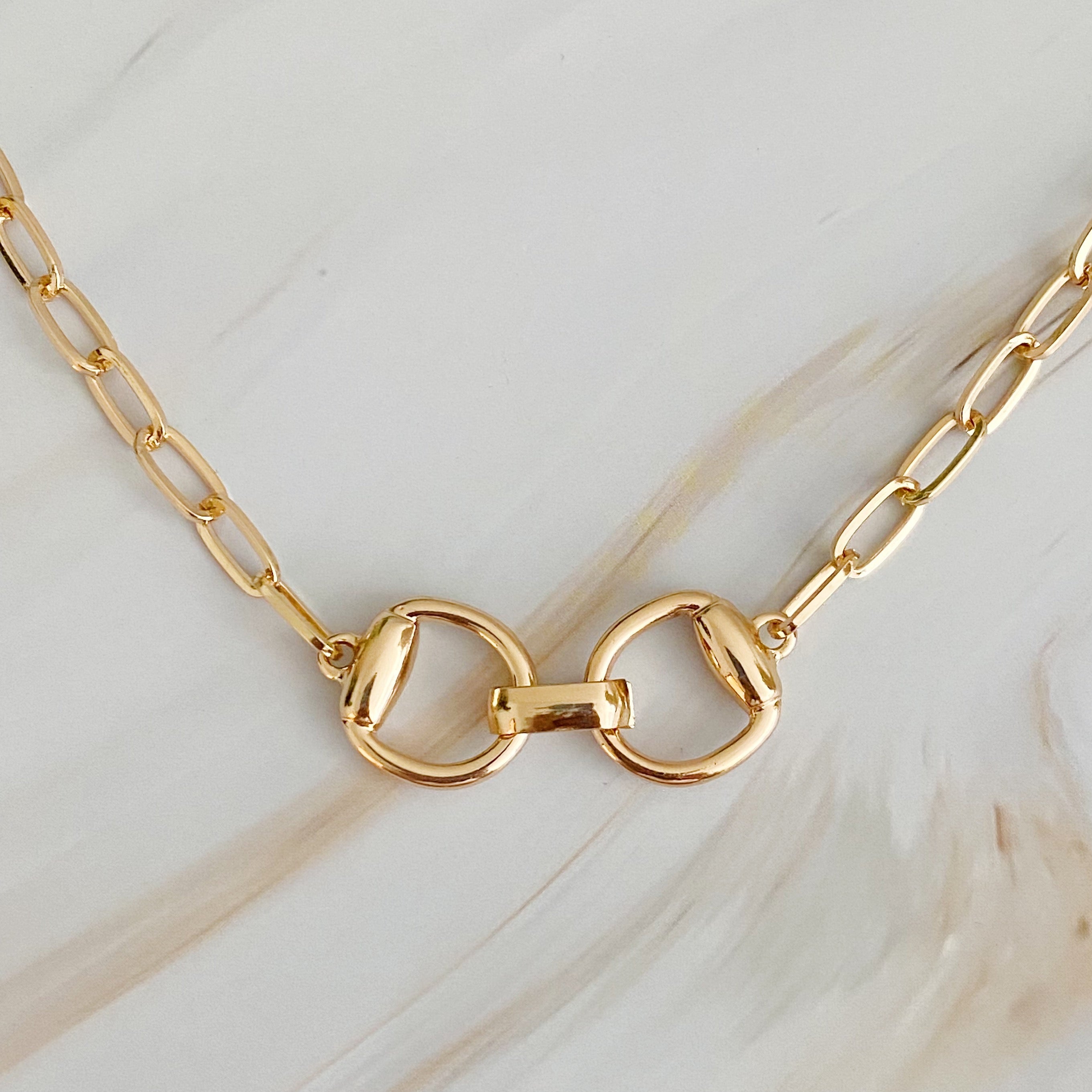 Horse Bit Chain Necklace